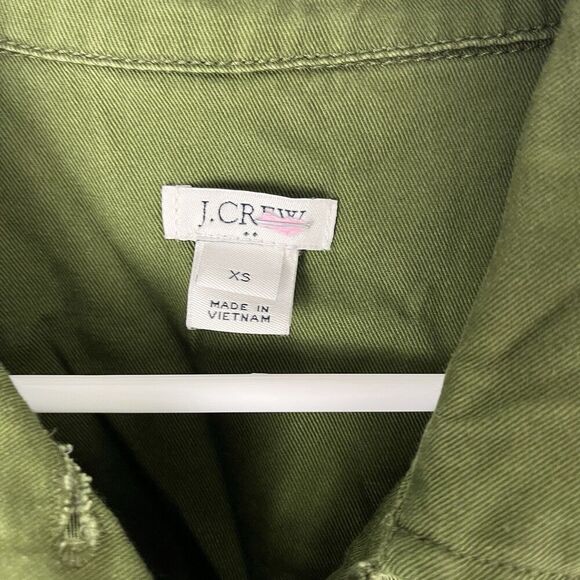 J. Crew Safari Shirt Jacket in Pine Green Size XS​ - Picture 2 of 6